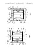 Filter with heating medium and filter element of a filter diagram and image