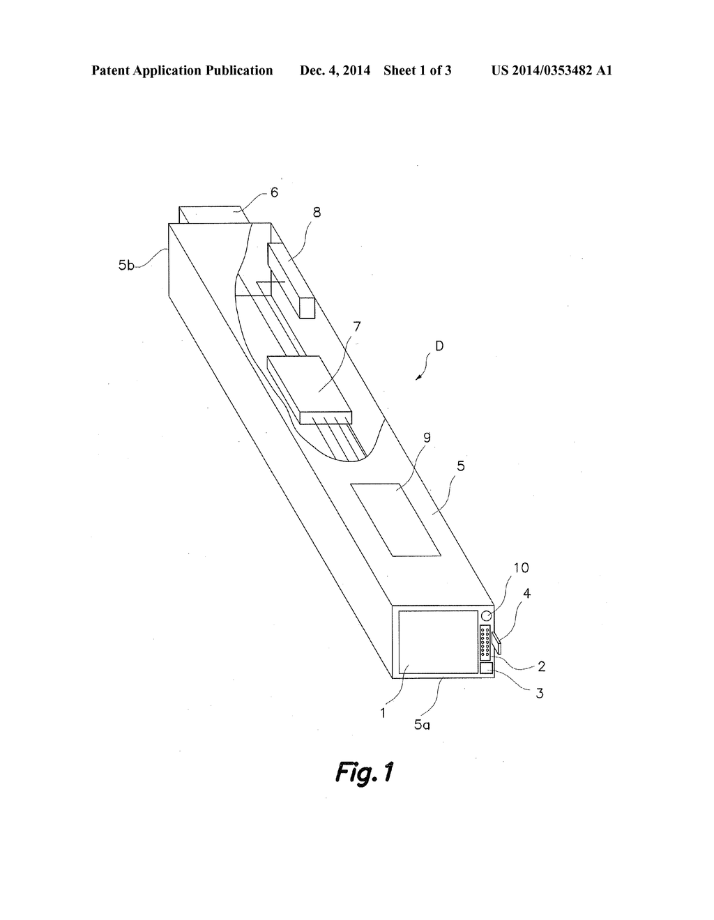 DEVICE AND METHOD FOR READING A MACHINE-READABLE CODE PRINTED ON AN OBJECT     AND SYSTEM FOR READING AND VALIDATING SUCH A CODE - diagram, schematic, and image 02