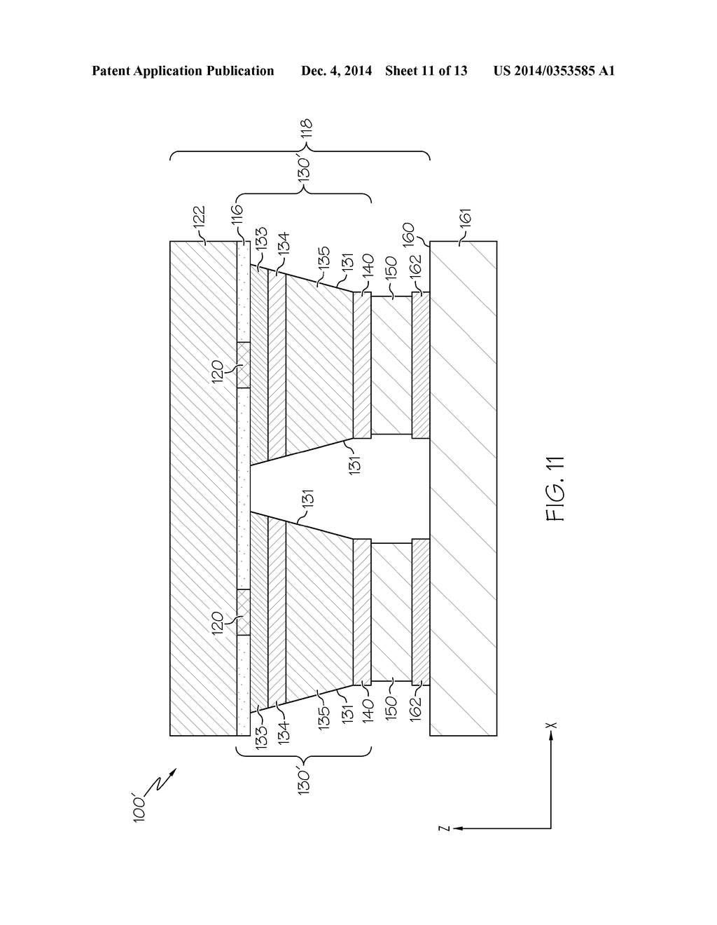 FRONTSIDE-ILLUMINATED BARRIER INFRARED PHOTODETECTOR DEVICE AND METHODS OF     FABRICATING THE SAME - diagram, schematic, and image 12