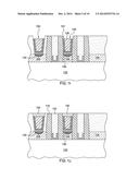 SEMICONDUCTOR DEVICES AND METHODS OF FABRICATION WITH REDUCED GATE AND     CONTACT RESISTANCES diagram and image