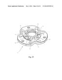 APPARATUS AND METHOD FOR CLAMPING A COMPONENT ON A ROTATING MACHINE PART diagram and image