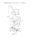 VACUUM-LIFTING DEVICE FOR ASSEMBLING AND TESTING OPTICAL CONNECTOR diagram and image