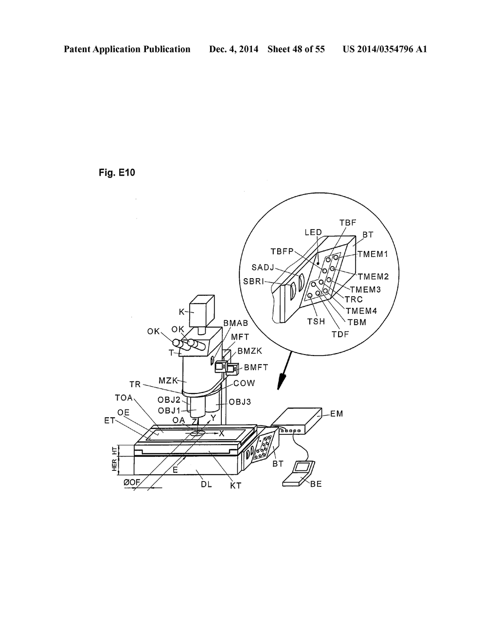 Apparatus And Method For Transmitted Light Illumination For Light     Microscopes And Microscope System - diagram, schematic, and image 49