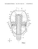 ELECTRIC LIGHT BULB TYPE LIGHT SOURCE APPARATUS diagram and image