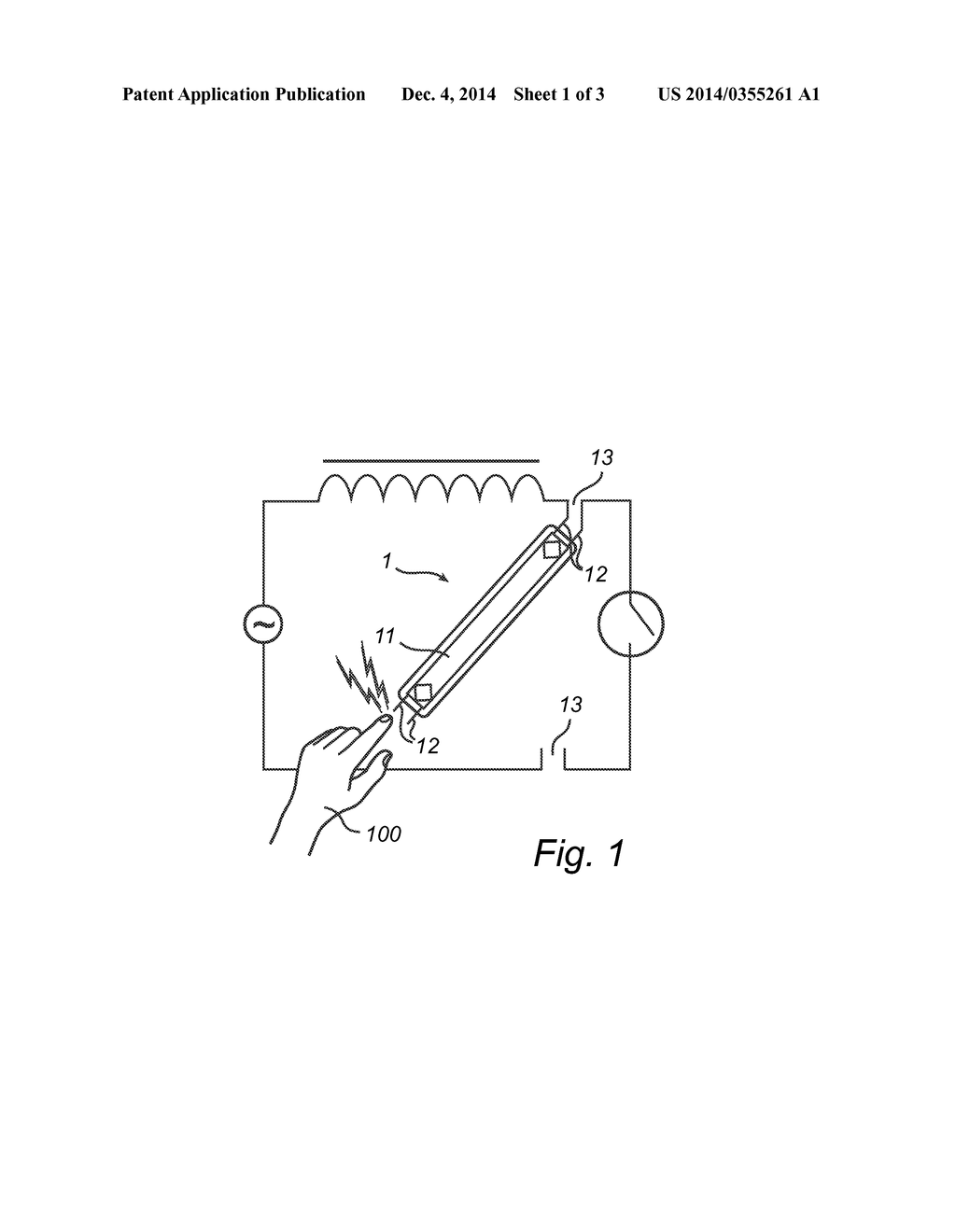 ELECTRIC LAMP WITH PIN SAFETY ARRANGEMENT - diagram, schematic, and image 02