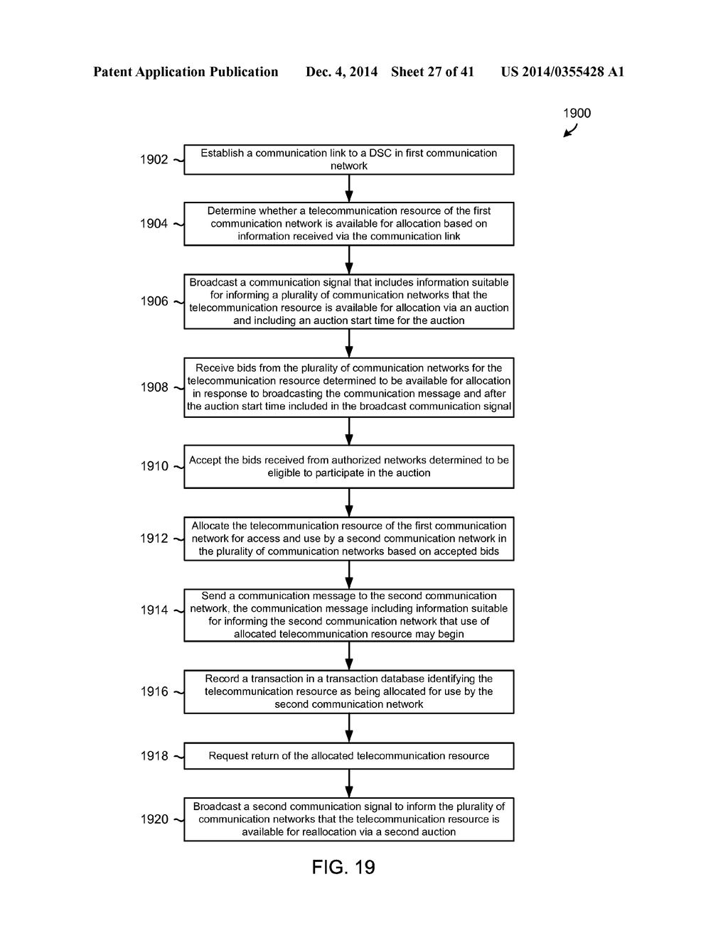 Methods and System for Dynamic Spectrum Arbitrage Policy Driven Quality of     Service - diagram, schematic, and image 28