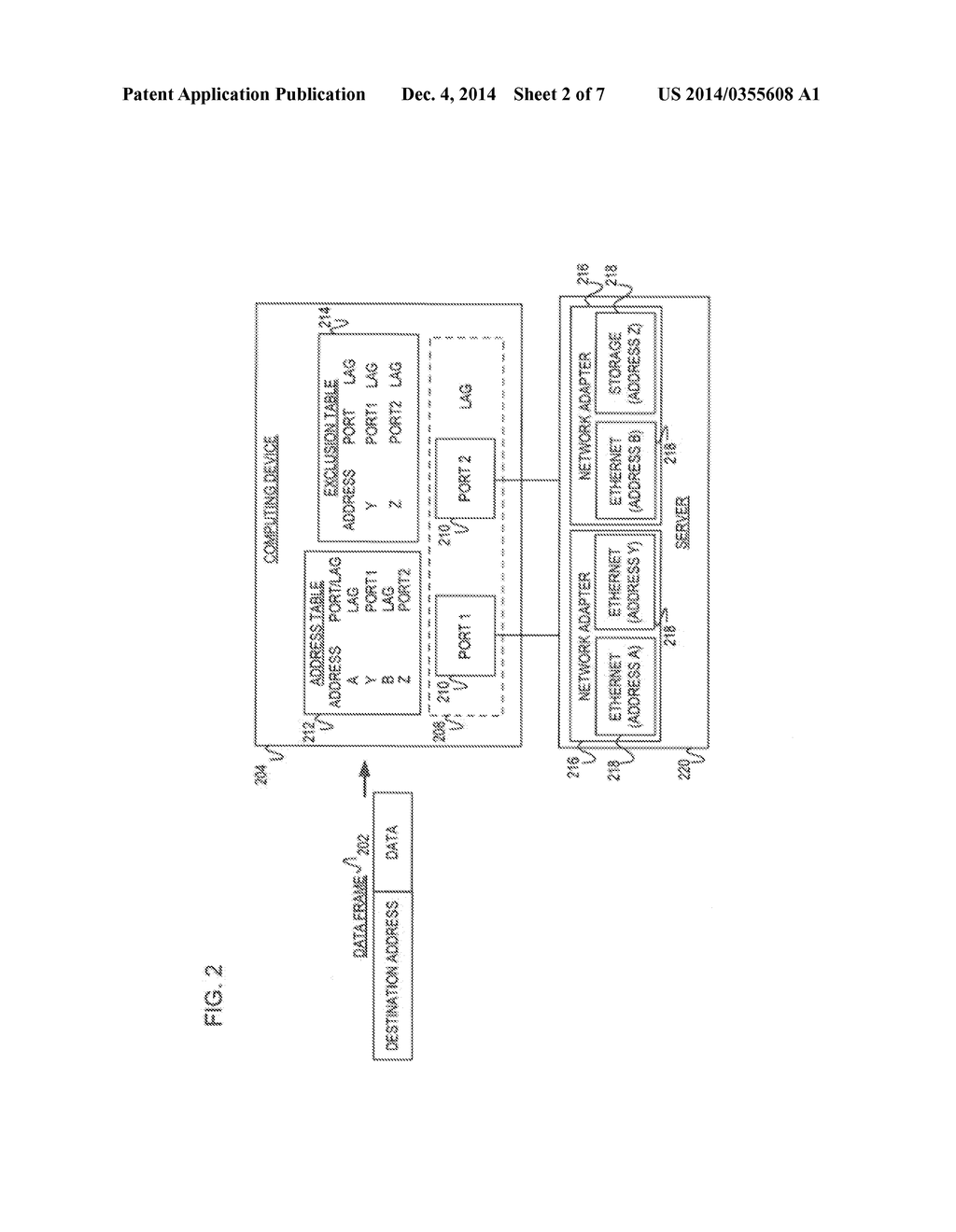 EXCLUDING A DATA FRAME FROM A LINK AGGREGATION GROUP - diagram, schematic, and image 03