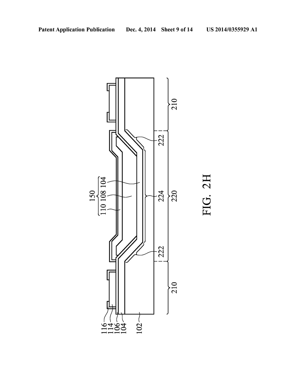 WAVEGUIDE STRUCTURE AND METHOD FOR FABRICATING THE SAME - diagram, schematic, and image 10