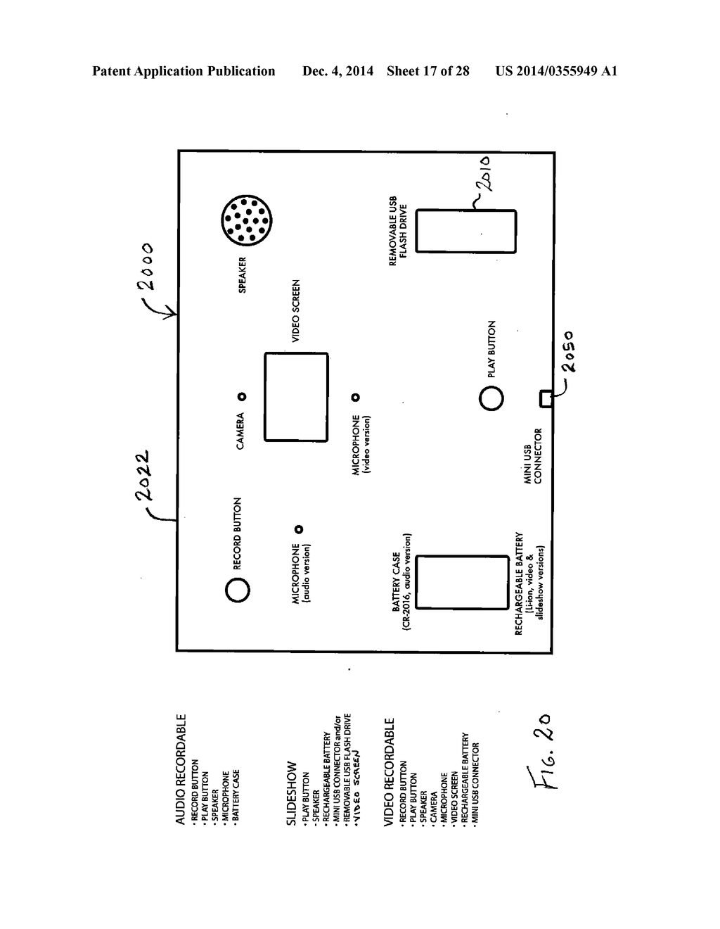 AUDIO/VISUAL MEDIA STORAGE AND PLAYBACK DEVICES AND COMPONENTS THEREFOR - diagram, schematic, and image 18