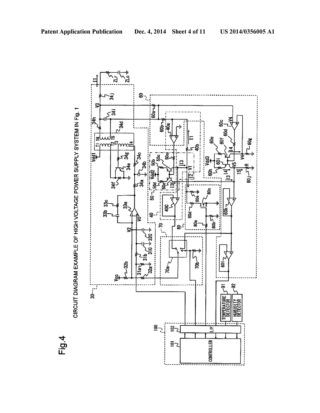 HIGH VOLTAGE POWER SUPPLY SYSTEM AND IMAGE FORMATION APPARATUS - diagram, schematic, and image 05