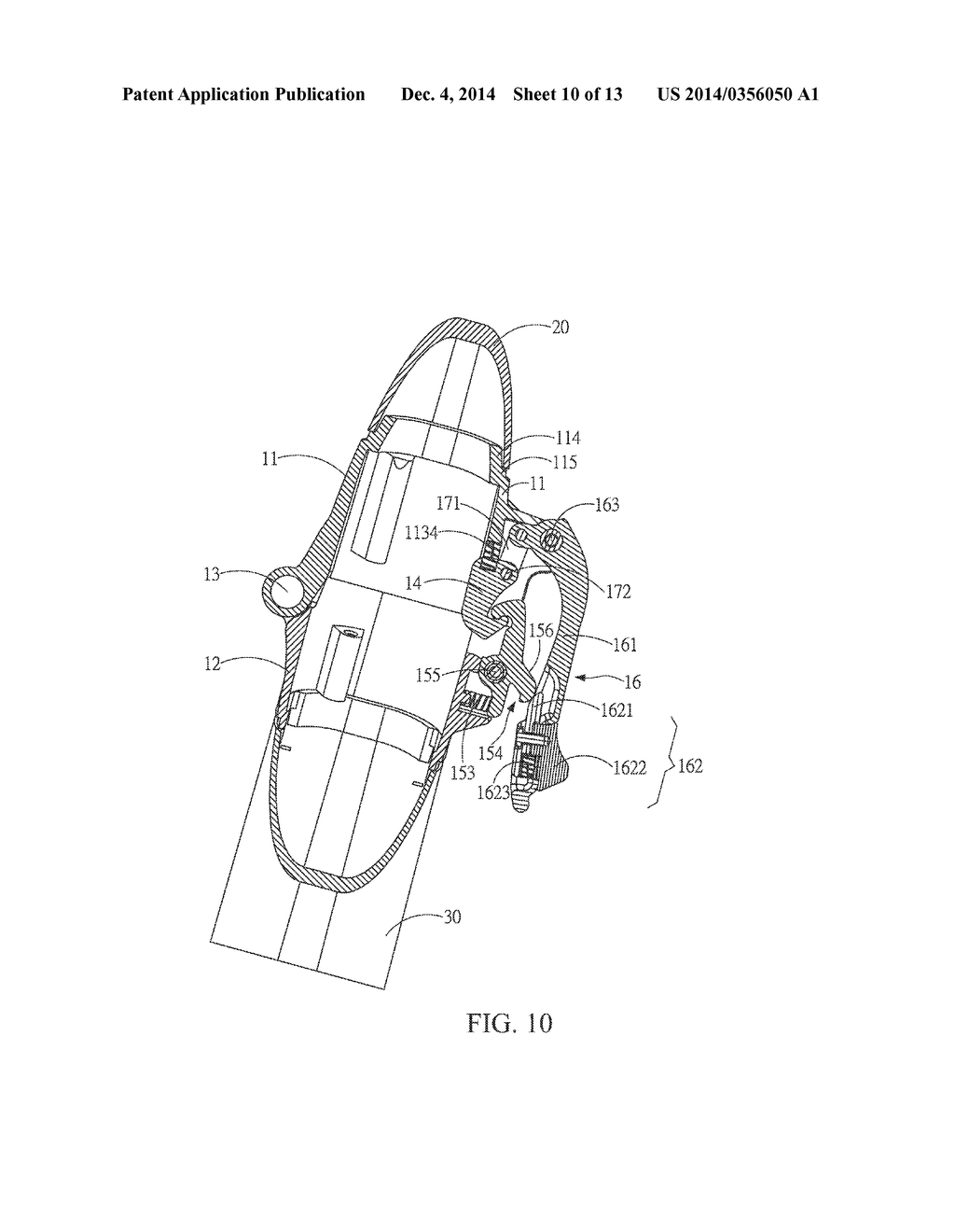 TWO STAGE QUICK-RELEASE STRUCTURE FOR FOLDABLE BICYCLE - diagram, schematic, and image 11