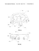 PUMP ROLLER HEAD WITH PIVOTING ROLLERS AND SPRING ARMS diagram and image