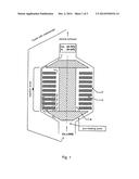 METHOD FOR THE CHEMICAL VAPOR INFILTRATION OF REFRACTIVE SUBSTANCES diagram and image