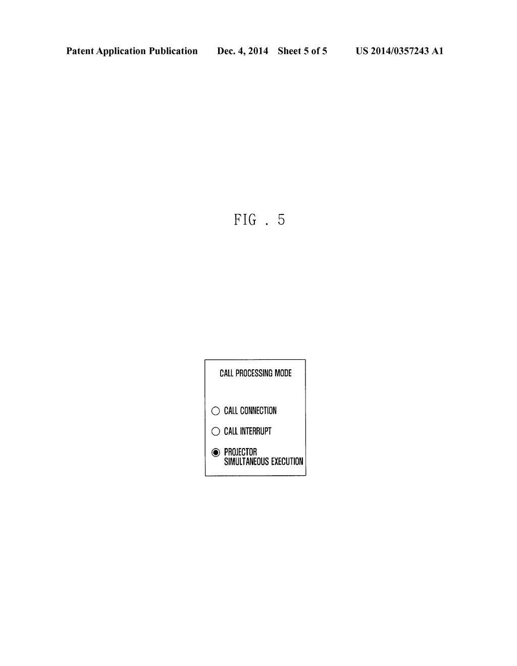 METHOD FOR CONTROLLING MOBILE TERMINAL HAVING PROJECTION FUNCTION BY USING     HEADSET - diagram, schematic, and image 06