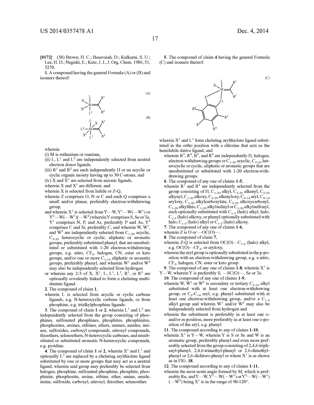 NOVEL OLEFIN METATHESIS CATALYSTS - diagram, schematic, and image 39