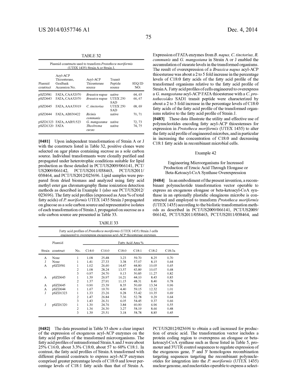 Low Polyunsaturated Fatty Acid Oils and Uses Thereof - diagram, schematic, and image 107