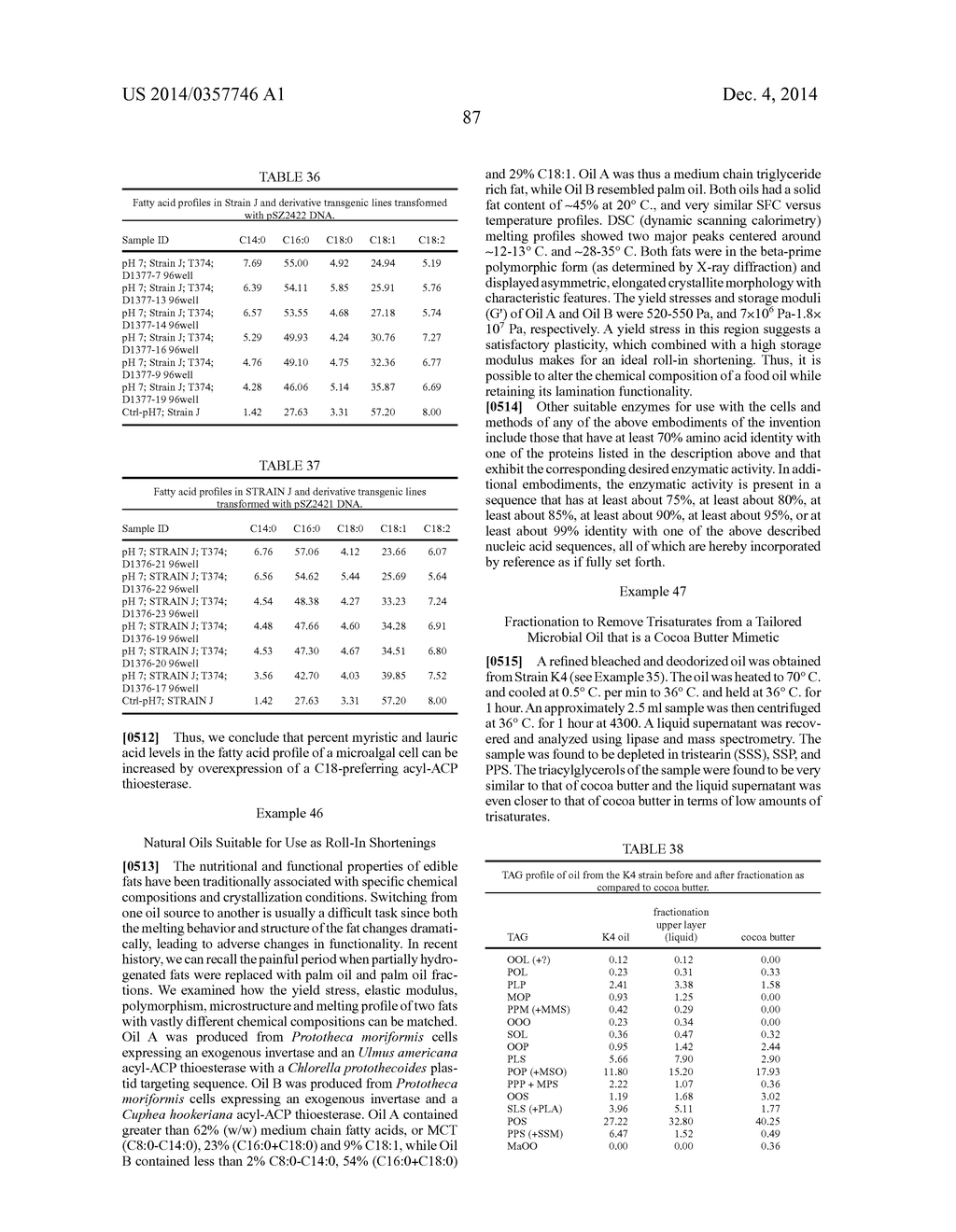 Low Polyunsaturated Fatty Acid Oils and Uses Thereof - diagram, schematic, and image 119