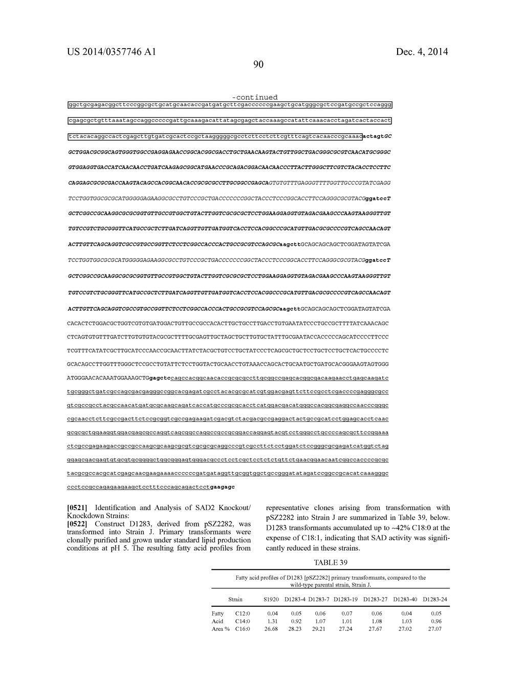 Low Polyunsaturated Fatty Acid Oils and Uses Thereof - diagram, schematic, and image 122