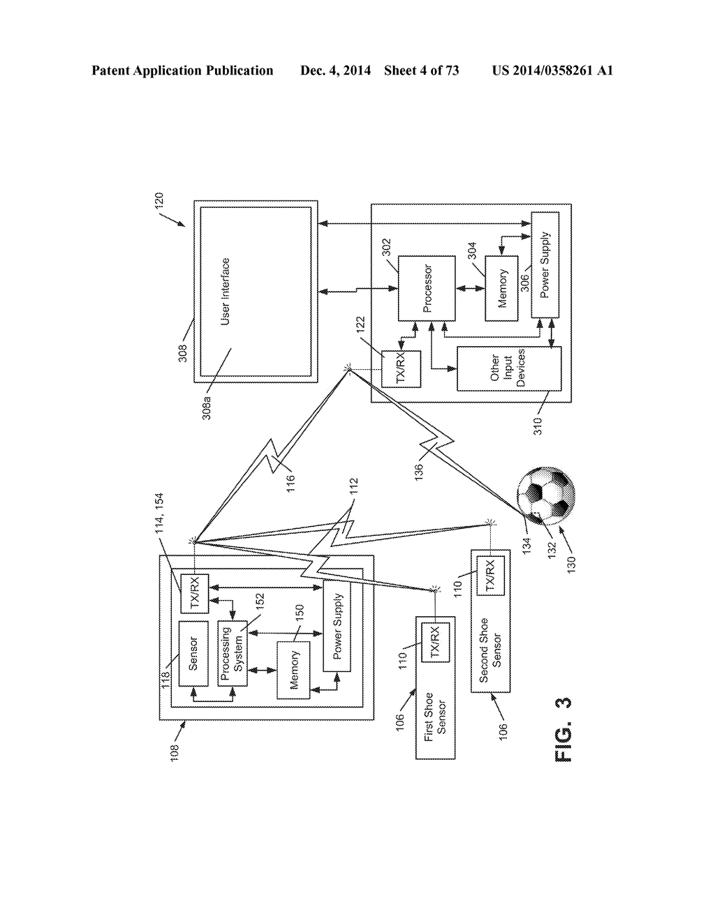 Athletic Performance Monitoring Systems and Methods in a Team Sports     Environment - diagram, schematic, and image 05