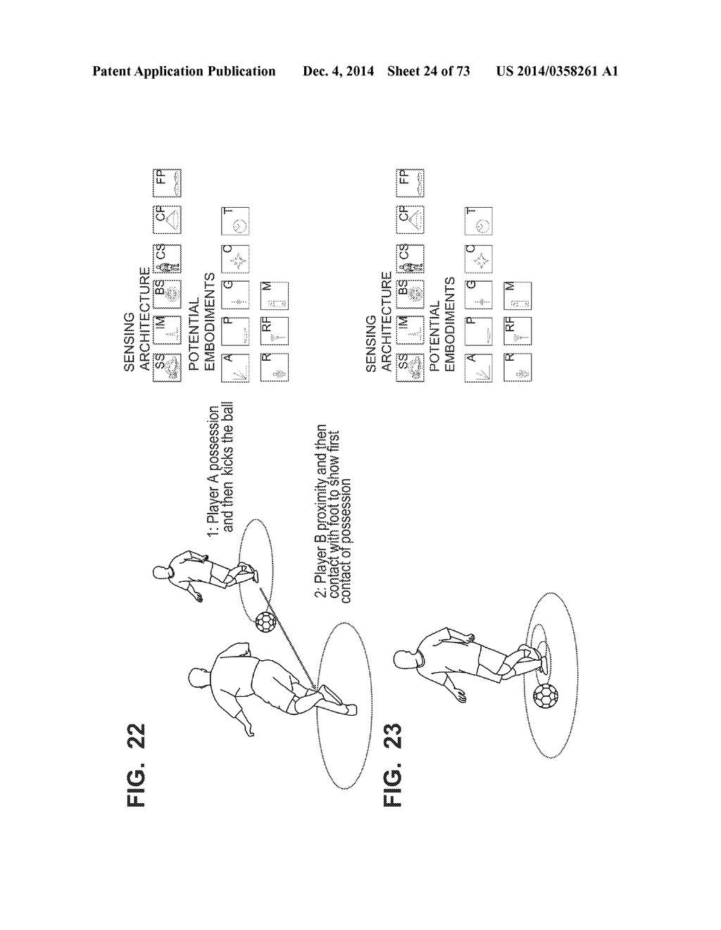 Athletic Performance Monitoring Systems and Methods in a Team Sports     Environment - diagram, schematic, and image 25