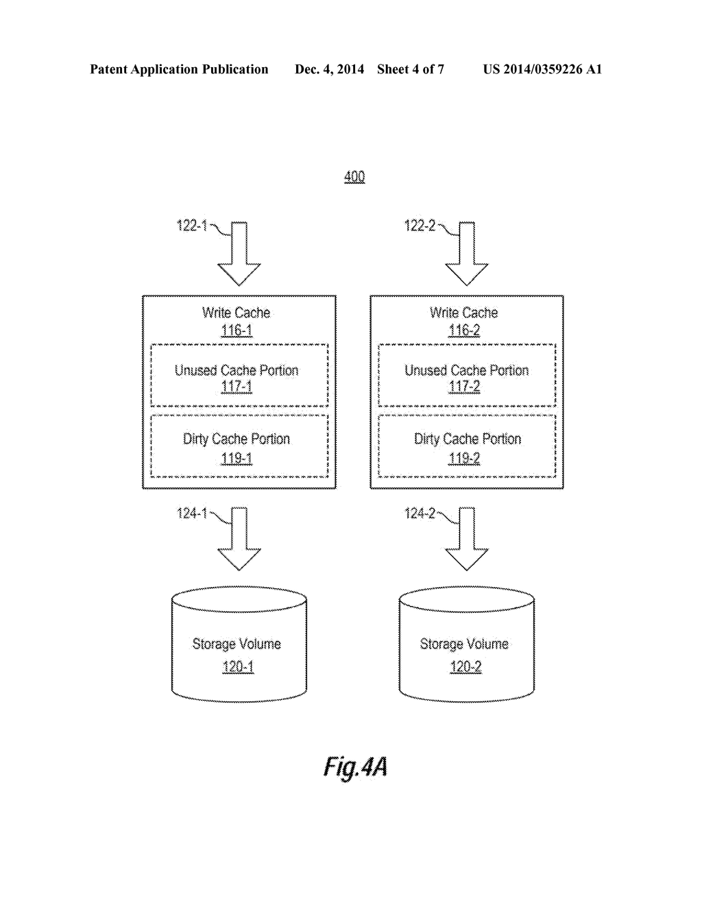 ALLOCATION OF CACHE TO STORAGE VOLUMES - diagram, schematic, and image 05