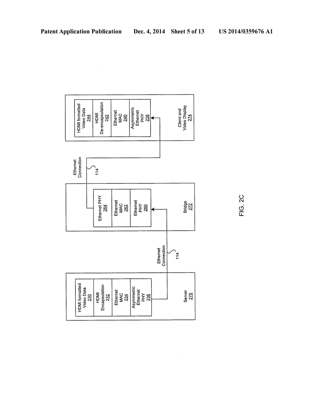 METHOD AND SYSTEM FOR ENABLING VIDEO COMMUNICATION VIA ETHERNET UTILIZING     ASYMMETRICAL PHYSICAL LAYER OPERATIONS - diagram, schematic, and image 06