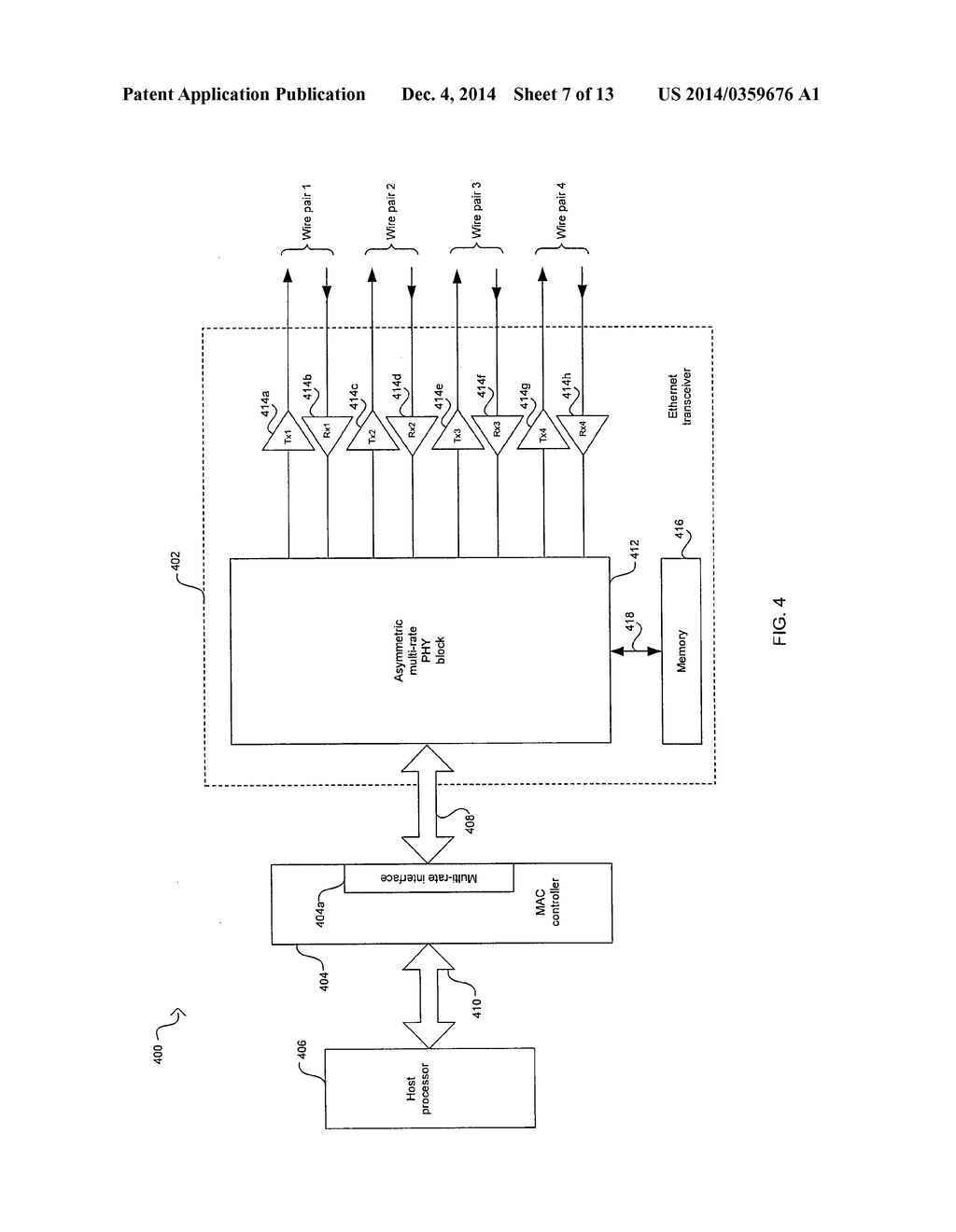 METHOD AND SYSTEM FOR ENABLING VIDEO COMMUNICATION VIA ETHERNET UTILIZING     ASYMMETRICAL PHYSICAL LAYER OPERATIONS - diagram, schematic, and image 08