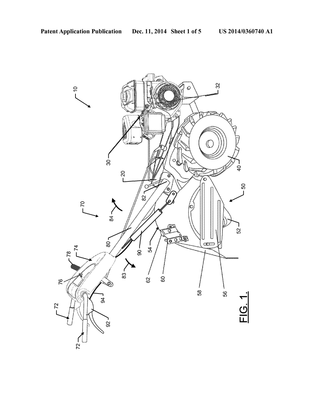 WALK BEHIND POWER EQUIPMENT HANDLE HEIGHT ADJUSTER - diagram, schematic, and image 02