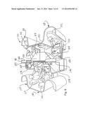 PASSENGER SUITE SEATING ARRANGEMENT WITH MOVEABLE VIDEO MONITOR diagram and image