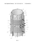 RADIAL DROP WINDING FOR OPEN-WOUND MEDIUM VOLTAGE DRY TYPE TRANSFORMERS     WITH IMPROVED SUPPORT STRUCTURE diagram and image