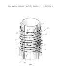 RADIAL DROP WINDING FOR OPEN-WOUND MEDIUM VOLTAGE DRY TYPE TRANSFORMERS     WITH IMPROVED SUPPORT STRUCTURE diagram and image