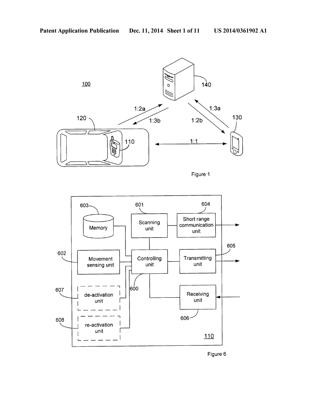 METHODS, USER EQUIPMENT, PROPERTY DEVICE, AND COMPUTER PROGRAM PRODUCTS     FOR DETECTING MOVEMENT OF THE PROPERTY DEVICE AND OF INDICATING SUCH     MOVEMENT AT THE USER DEVICE - diagram, schematic, and image 02