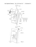 Theft Deterrent System at Product Display Area with Targeted Advertising diagram and image