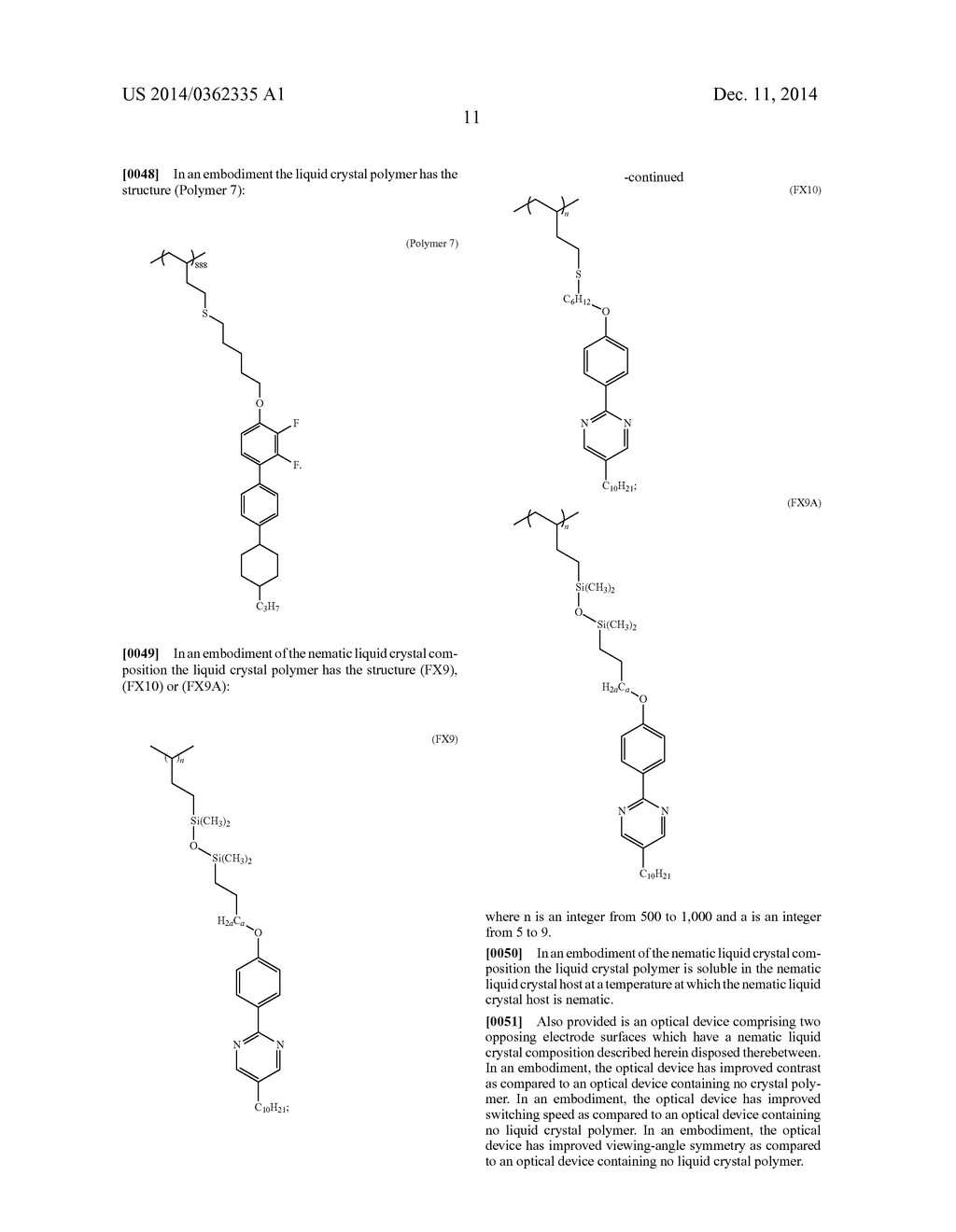 POLYMER-DOPED VERTICALLY-ALIGNED NEMATIC LIQUID CRYSTALS - diagram, schematic, and image 29