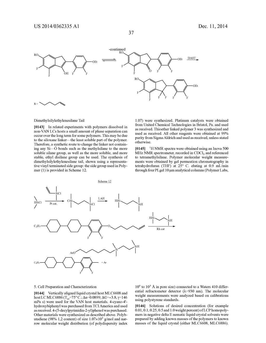 POLYMER-DOPED VERTICALLY-ALIGNED NEMATIC LIQUID CRYSTALS - diagram, schematic, and image 55