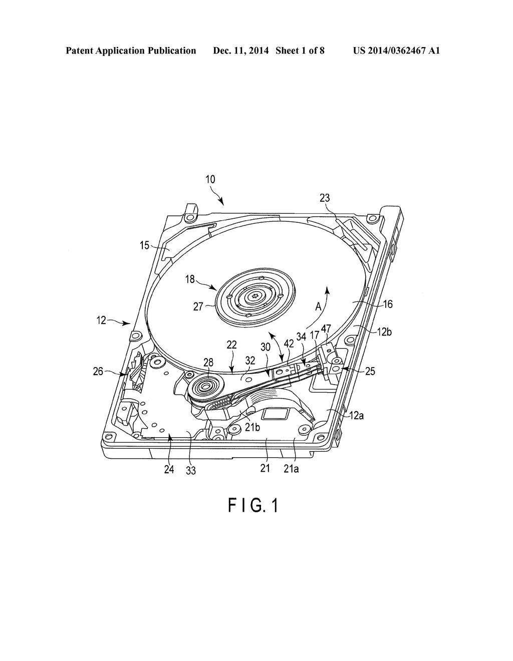 HEAD SUSPENSION ASSEMBLY AND DISK DEVICE WITH THE ASSEMBLY - diagram, schematic, and image 02