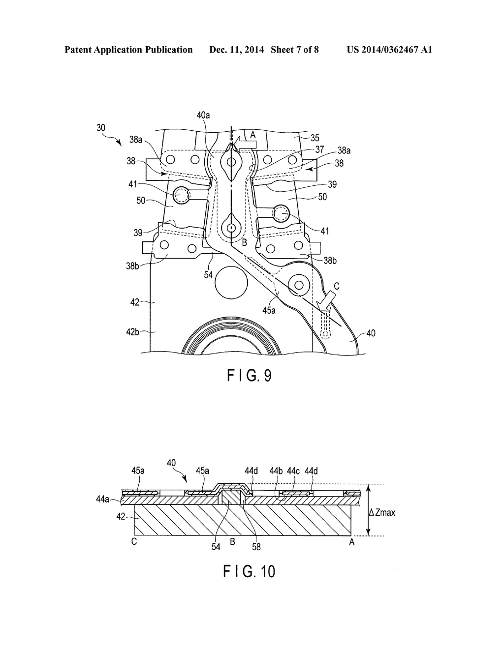 HEAD SUSPENSION ASSEMBLY AND DISK DEVICE WITH THE ASSEMBLY - diagram, schematic, and image 08