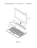 ELECTRONIC DEVICE WITH DETACHABLE TABLET COMPUTER diagram and image