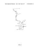 Collar/headset microphone cable control device diagram and image