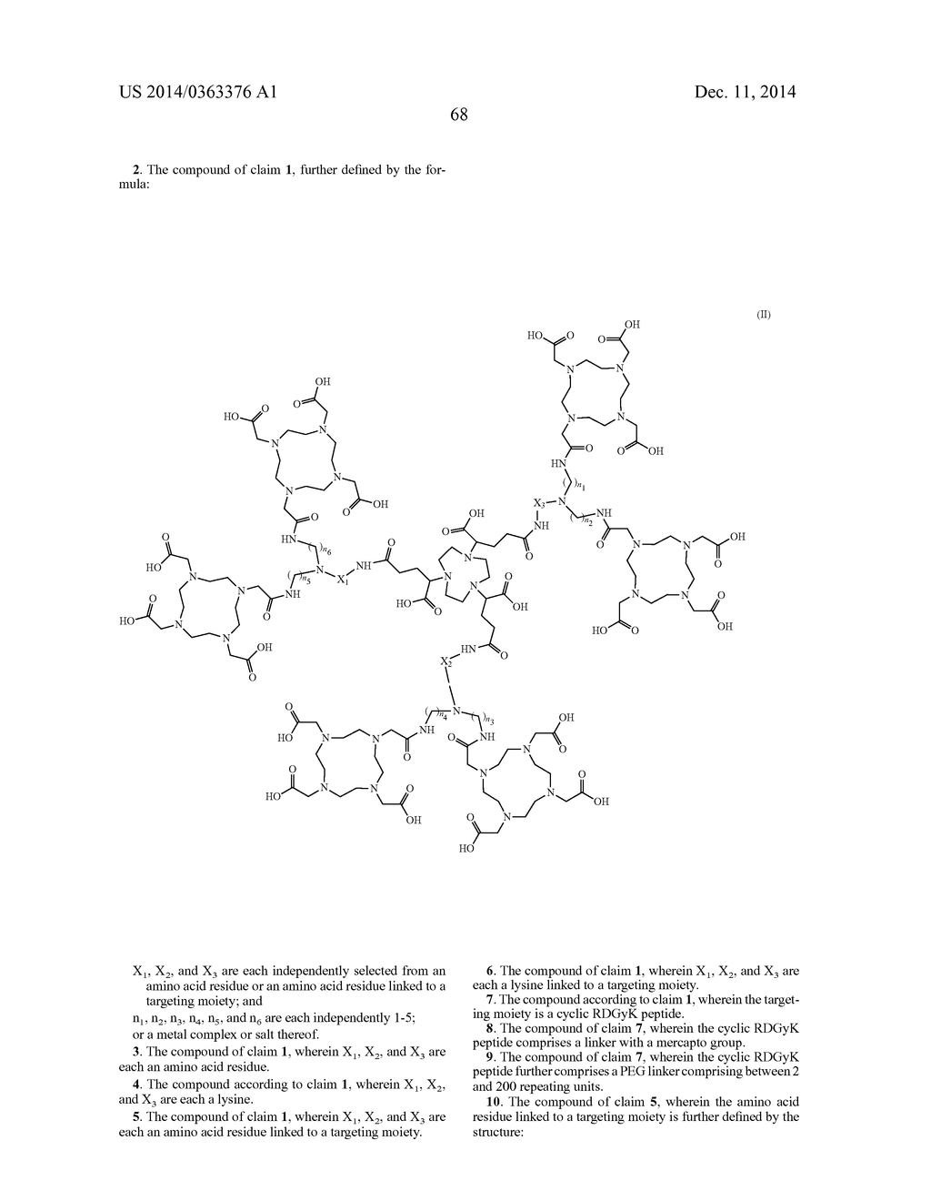 MOLECULAR DESIGN TOWARD DUAL-MODALITY PROBES FOR RADIOISOTOPE-BASED     IMAGING (PET OR SPECT) AND MRI - diagram, schematic, and image 74