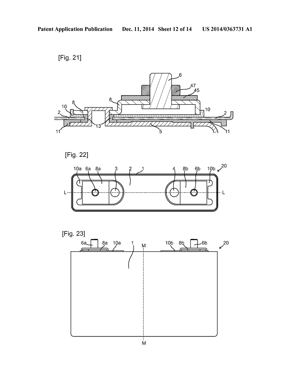 BATTERY LID WITH ELECTRODE TERMINAL, METHOD FOR PRODUCING BATTERY LID WITH     ELECTRODE TERMINAL, AND SEALED BATTERY - diagram, schematic, and image 13