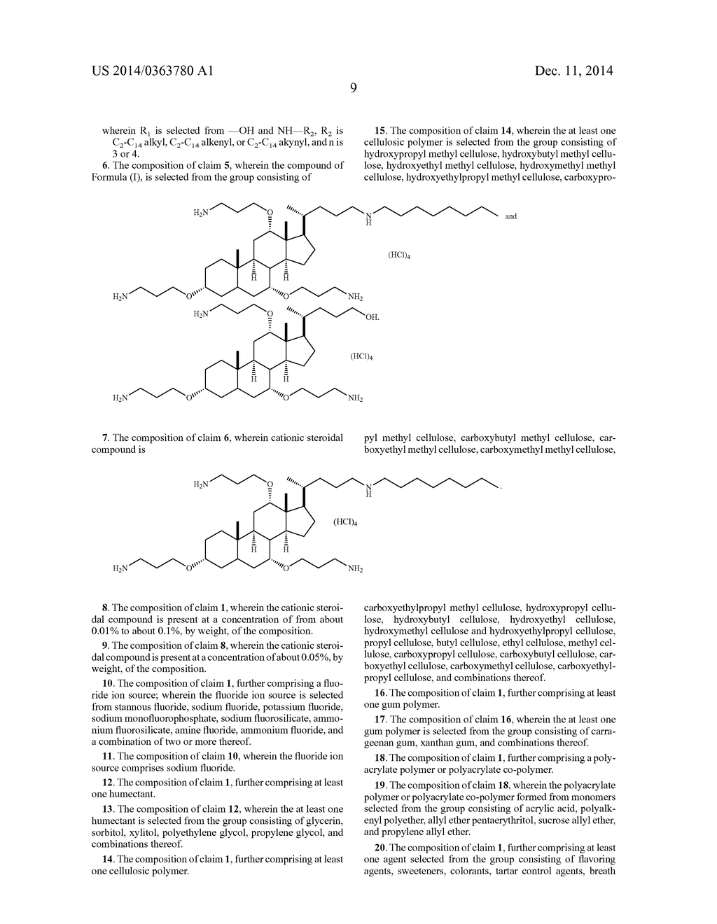 ORAL CARE COMPOSITIONS - diagram, schematic, and image 13