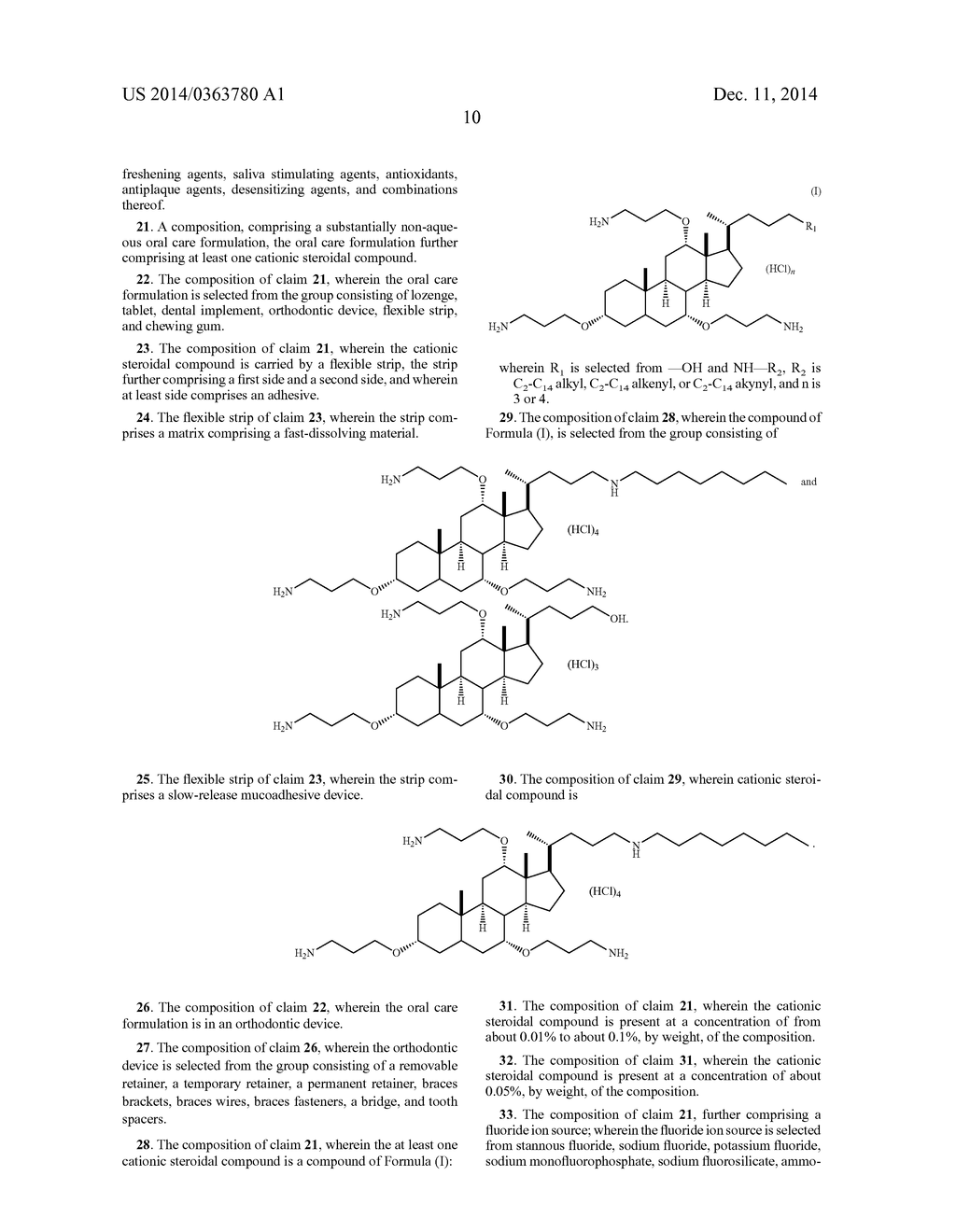 ORAL CARE COMPOSITIONS - diagram, schematic, and image 14