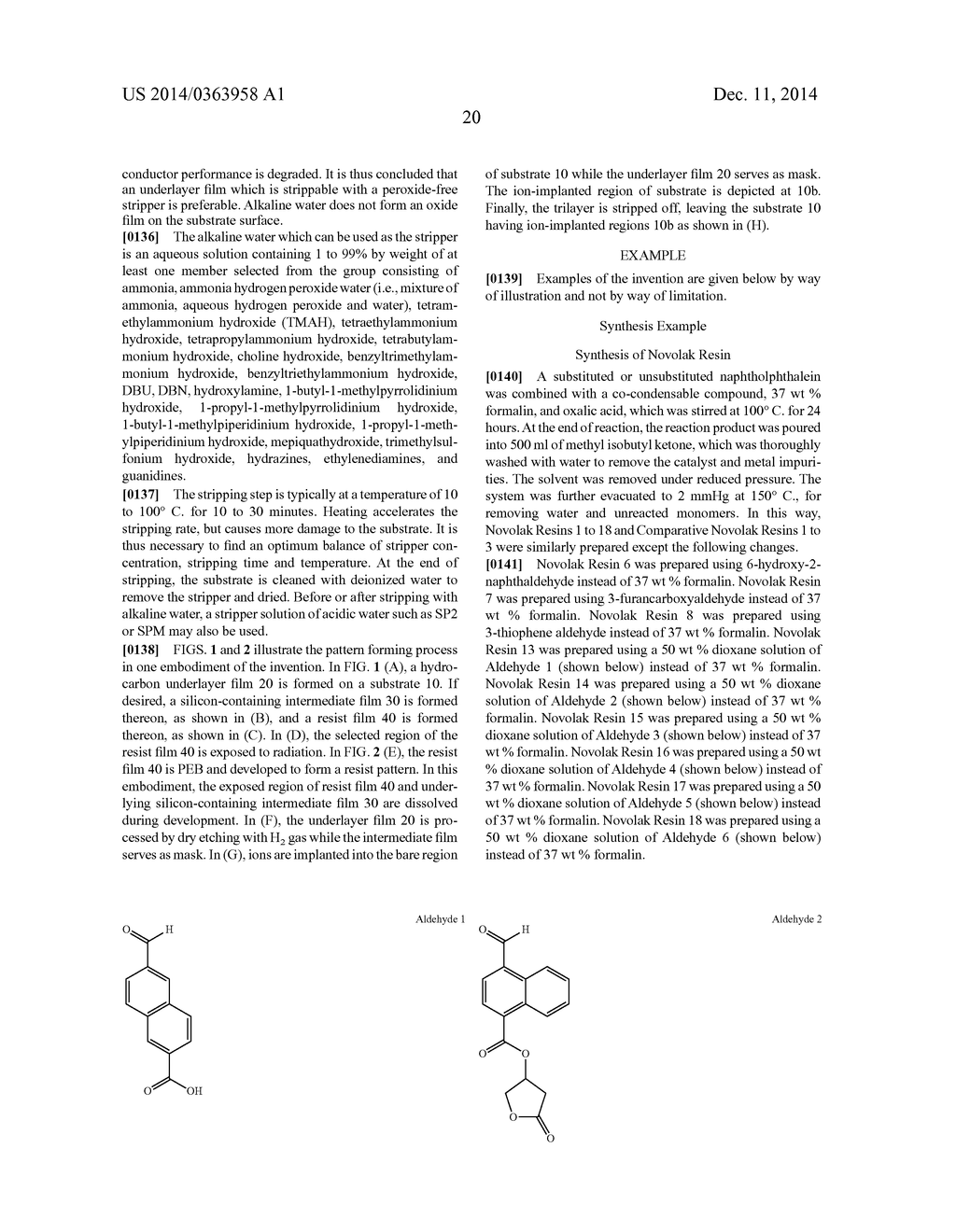 UNDERLAYER FILM-FORMING COMPOSITION AND PATTERN FORMING PROCESS - diagram, schematic, and image 23