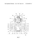 CONNECTOR WITH RESILIENT LATCHES TO ACCOMMODATE MOUNTING TO CURVED OR     ARCUATE SURFACES diagram and image