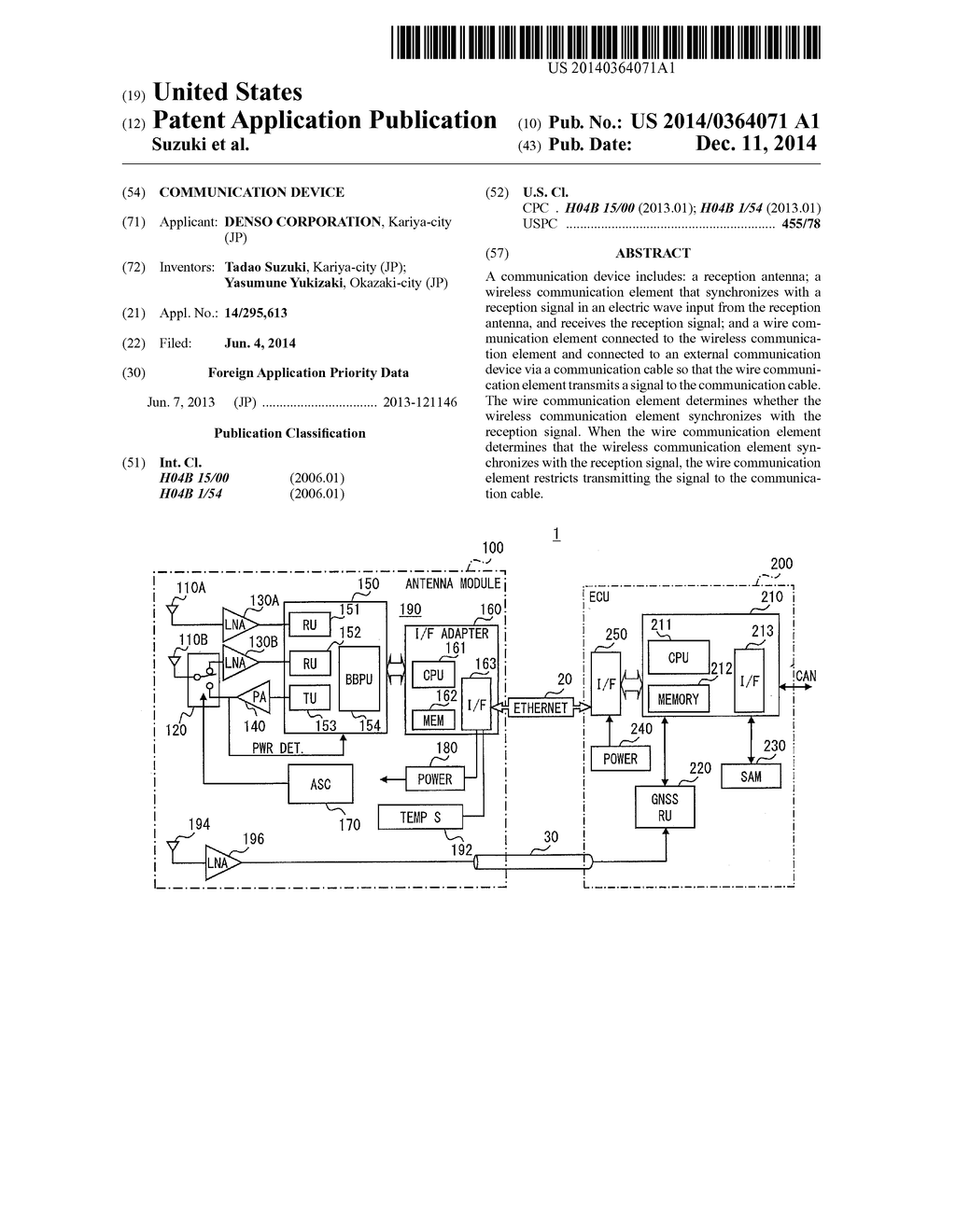 COMMUNICATION DEVICE - diagram, schematic, and image 01