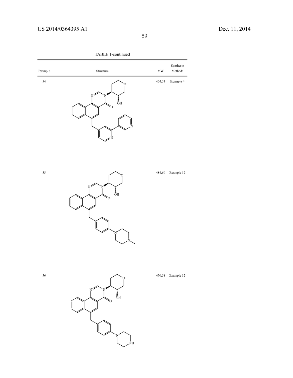 Pyranyl Aryl Methyl Benzoquinolinone M1 Receptor Positive Allosteric     Modulators - diagram, schematic, and image 60