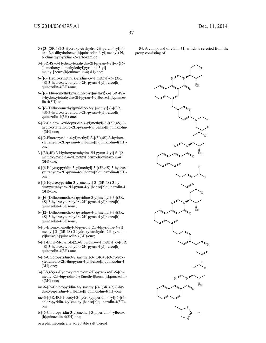 Pyranyl Aryl Methyl Benzoquinolinone M1 Receptor Positive Allosteric     Modulators - diagram, schematic, and image 98