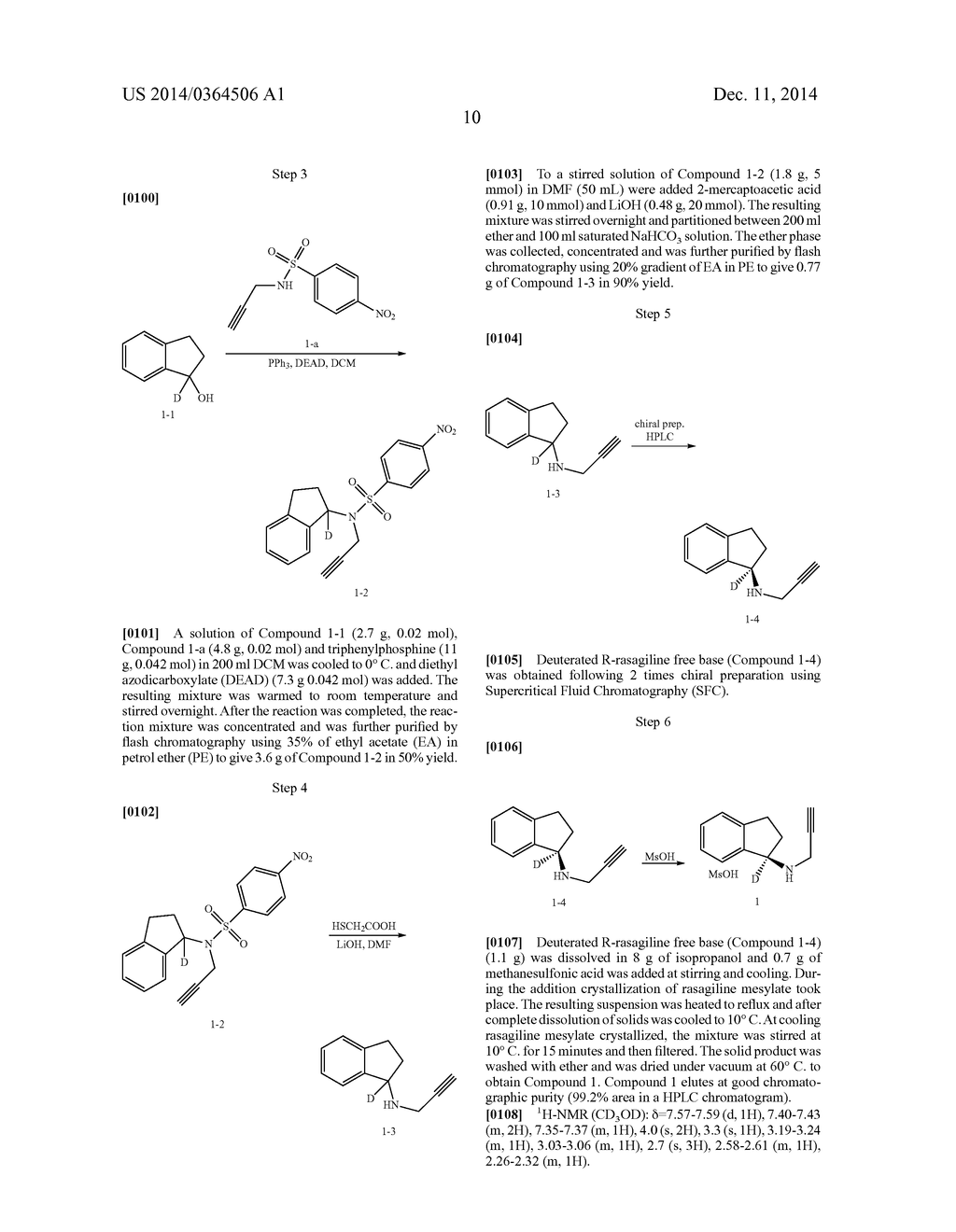 DEUTERIUM ENRICHED RASAGILINE - diagram, schematic, and image 11