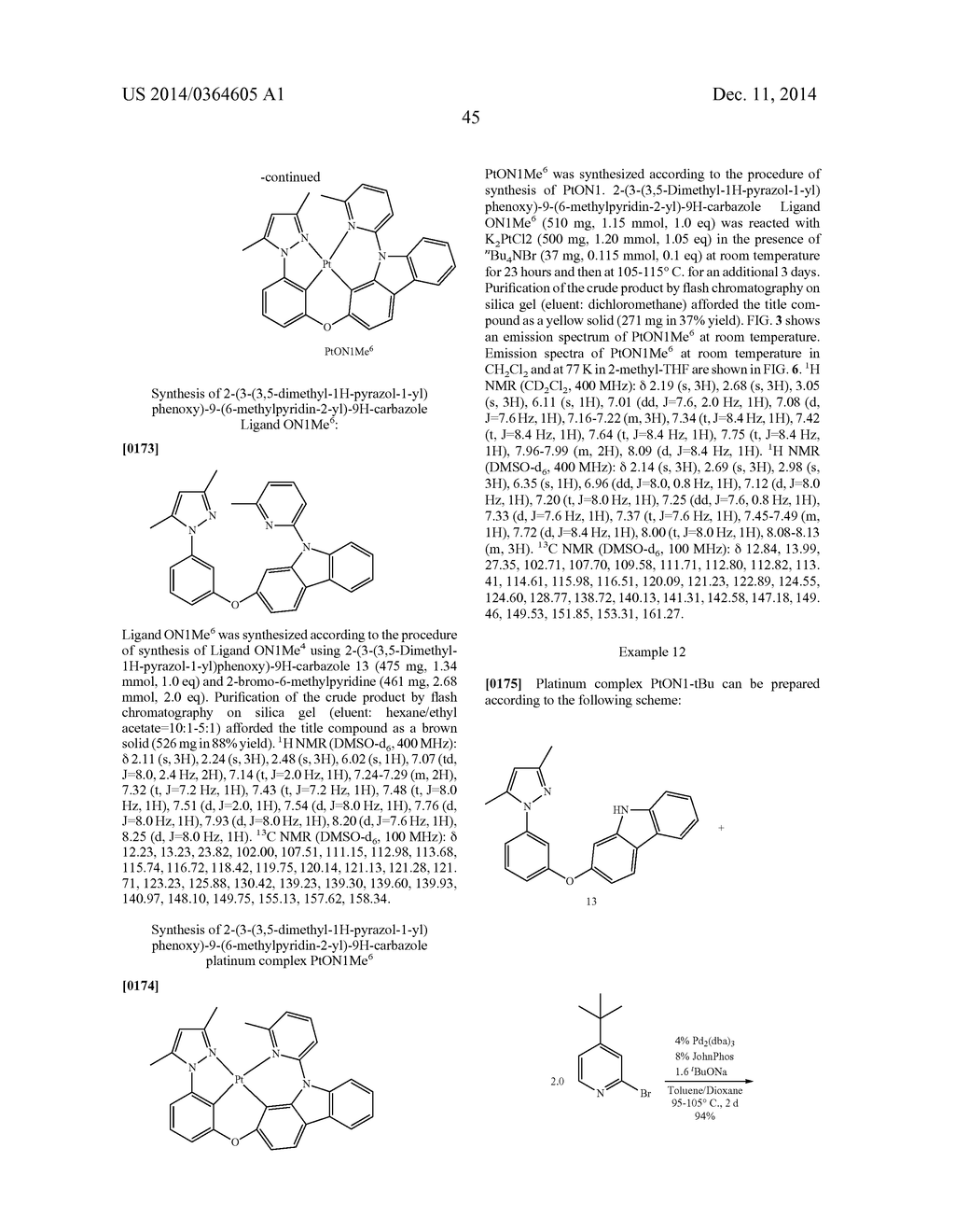 PHOSPHORESCENT TETRADENTATE METAL COMPLEXES HAVING MODIFIED EMISSION     SPECTRA - diagram, schematic, and image 56